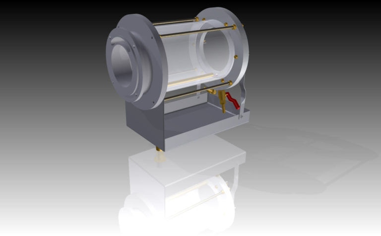 Plexiglas pre-vacuum chambers for assembly on vacuum tanks – product view 1