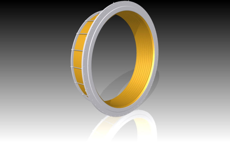 Vacuum calibration sleeves for HPDE pipes from Ø 800 mm to 2000 mm – product view 2